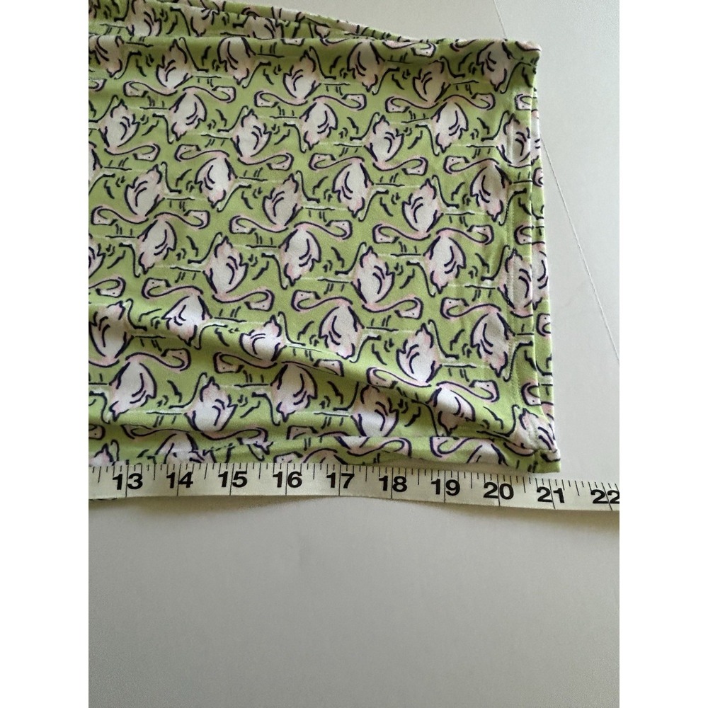 NWT Jockey Capri Pajama Pants with Pockets, Soft Cool Size XXL Green Flamingos - Picture 7 of 7